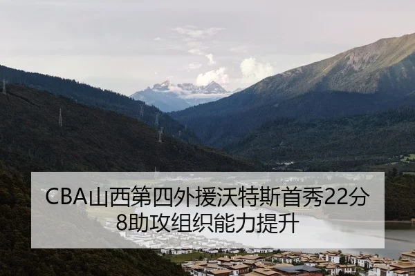 CBA山西第四外援沃特斯首秀22分8助攻组织能力提升 | hth